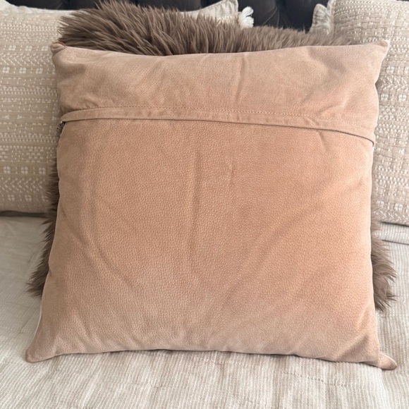 Cowhide Pattern Throw Pillow - Picture 3 of 5